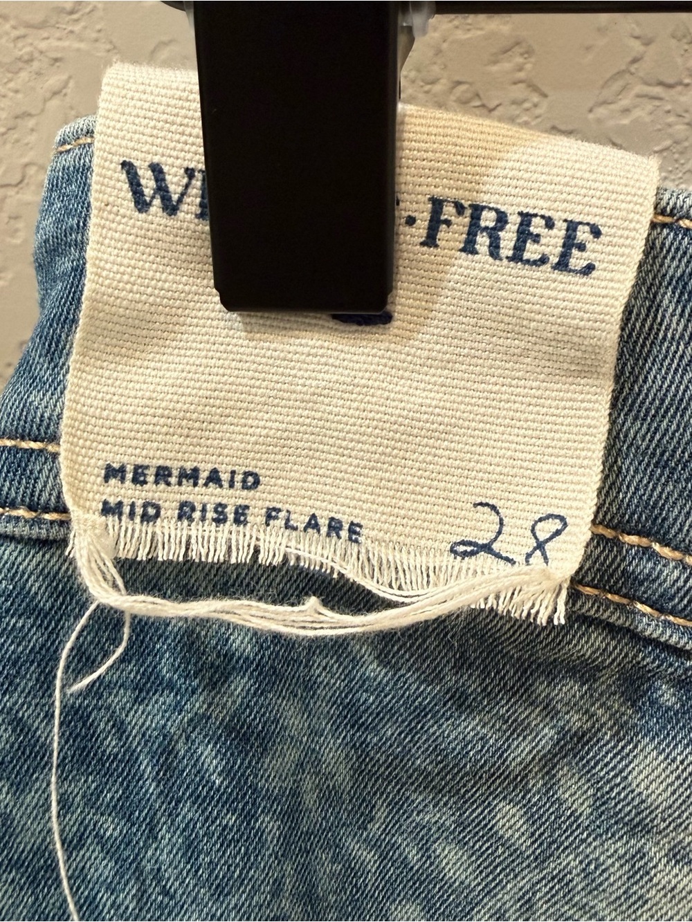 We the Free Mermaid Mid Rise Flare Jeans NWT size 28 - Picture 6 of 11